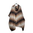 Palm Angels Tops All Over Print Cotton BRW ARIZONA PONCHO For Cheap