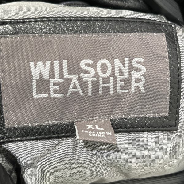 Wilsons Leather Leather Jkt XL Leather BLK RIDER JACKET Online now