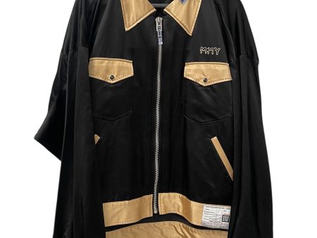 MIHARA YASUHIRO JACKET 44 Polyester BLACK Plain SUPERFICIAL YOU  For Cheap