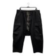 Rick Owens Pants 46 Cotton BLK CROPPED CARGO Hot on Sale