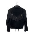 Wilson Leather Jkt 38 Suede BLK Tassels Fashion