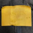 LANVIN en Bleu Jacket XS Wool BLK CROPPED CLIP BUTTON CLIPPS Cheap