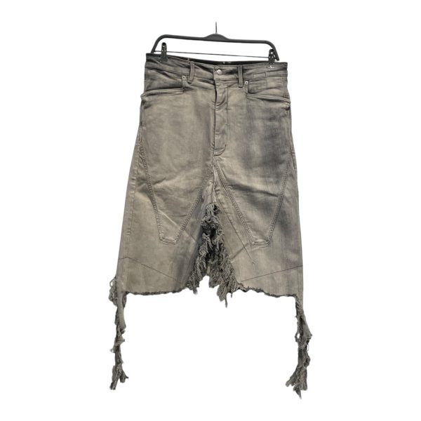 Rick Owens Pants 30 Denim GRY FW23 LUXOR SLIVERED SKIRT Online Sale