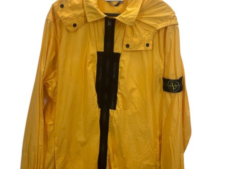 STONE ISLAND Windbreaker XL Cotton YEL CHEST ZIPS For Discount