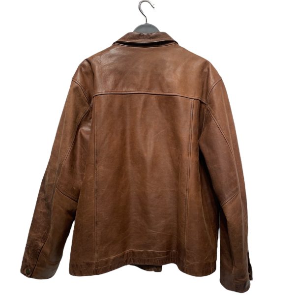 EDDIE BAUER Leather Jkt XL Leather BRW  For Sale