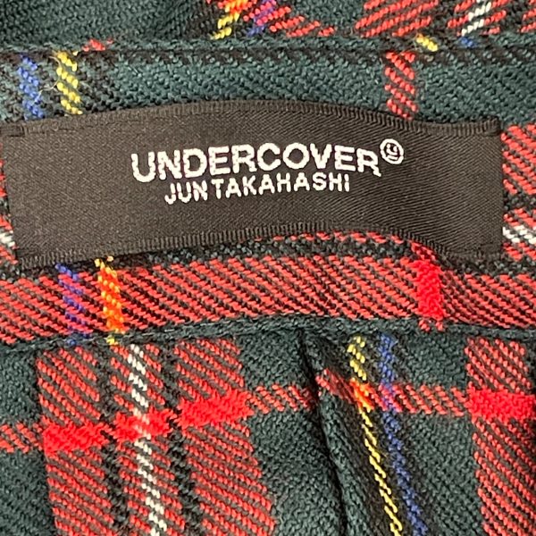 UNDERCOVER Pants 3 Wool MLT Plaid FW22 KILT on Sale