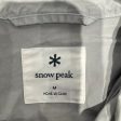 snow peak Trench Coat M Cotton GRY  For Cheap