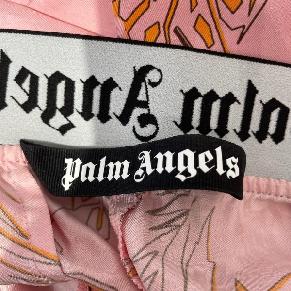 Palm Angels Pants L Silk PNK Joggers Floral Pattern  For Discount