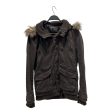 In The Attict Jacket L Cotton BRW turn latch buttons fur trim Fashion