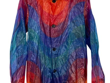 DRIES VAN NOTEN Windbreaker 48 Silk MLT  on Sale