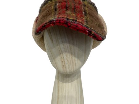 UNDERCOVER Hat Gingham Check Wool RED Hunting Wool GIngham Hat Fashion