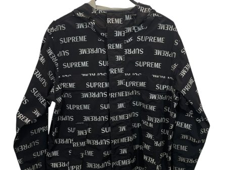 Supreme Windbreaker L Nylon BLK All Over Print SS17 REFLECTIVE ALL OVR Online Sale