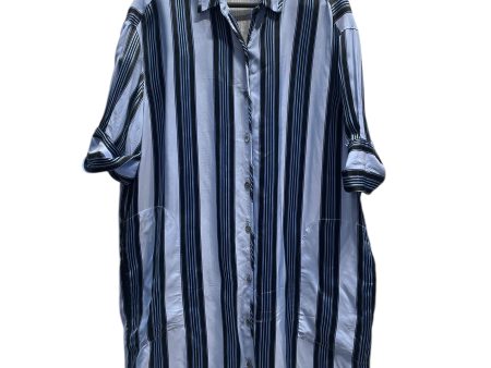 Acne Studios SS Shirt 32 Stripe BLU long shirt For Discount