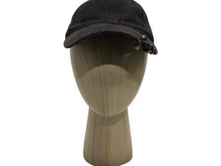 BALENCIAGA Hat L Cotton BLK hardwear on brim For Cheap