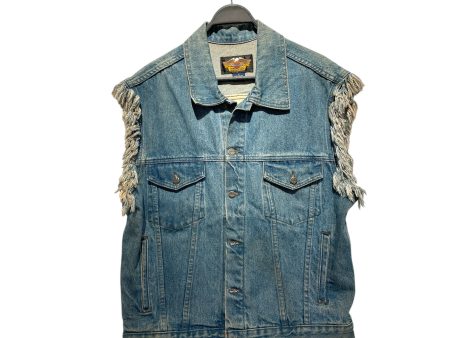 HARLEY DAVIDSON Denim Jkt M Indigo Denim Graphic  Fashion