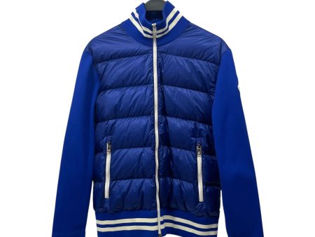 MONCLER Puffer Jkt XL Nylon BLU WHITE LOGO PATCH For Cheap