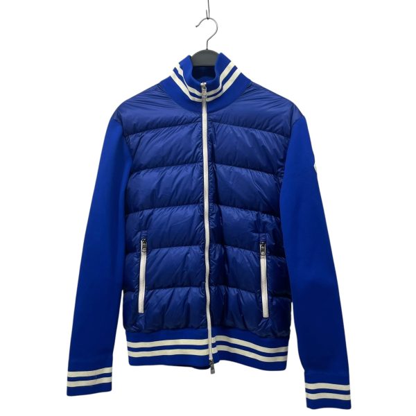 MONCLER Puffer Jkt XL Nylon BLU WHITE LOGO PATCH For Cheap