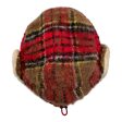 UNDERCOVER Hat Gingham Check Wool RED Hunting Wool GIngham Hat Fashion