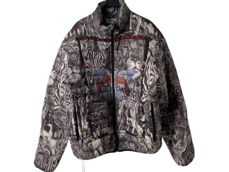 Fucking Awesome Puffer Jkt XL Nylon MLT All Over Print dove front print puffer Online Sale