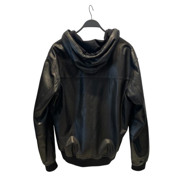 Maison Margiela Leather Jkt 52 Leather BLK HOODED SPORT JACKET Online