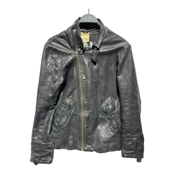 DIESEL Leather Jkt S Sheepskin BLK S S 2010 BIKER Online Hot Sale