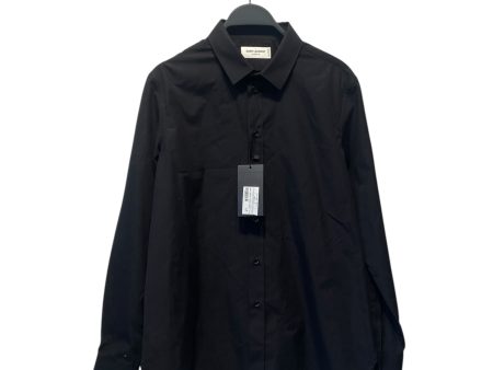 SAINT LAURENT LS Shirt 42 Cotton BLK  Fashion