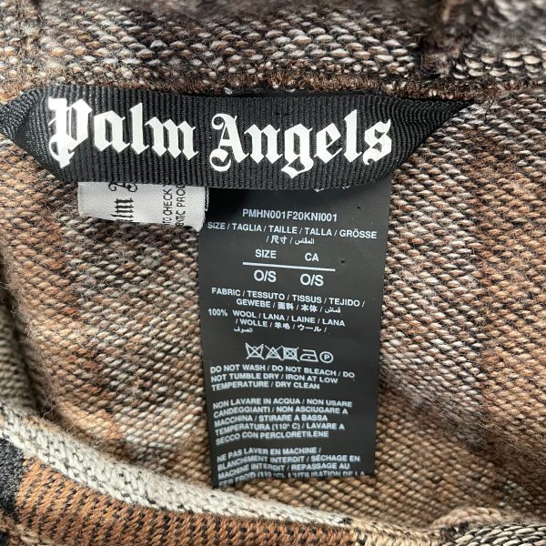 Palm Angels Tops All Over Print Cotton BRW ARIZONA PONCHO For Cheap