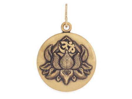 Lotus Peace Petals Textured Charm Cheap