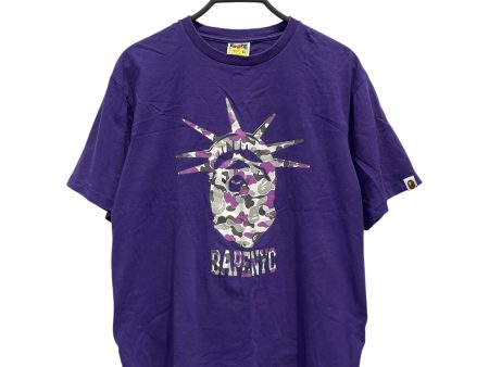 A BATHING APE T-Shirt L Cotton PPL Graphic Bape NYC Tee Online Sale