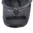 BALENCIAGA Hat L Denim GRY Distressed For Sale