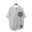 Majestic Shirt XXL Polyester WHT CHICAGO CUBS JERSEY Sale