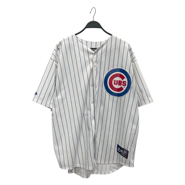 Majestic Shirt XXL Polyester WHT CHICAGO CUBS JERSEY Sale