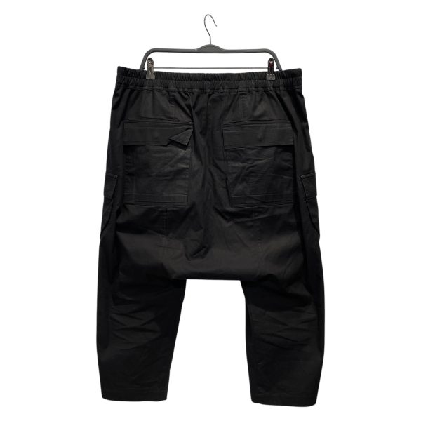 Rick Owens Pants 46 Cotton BLK CROPPED CARGO Hot on Sale