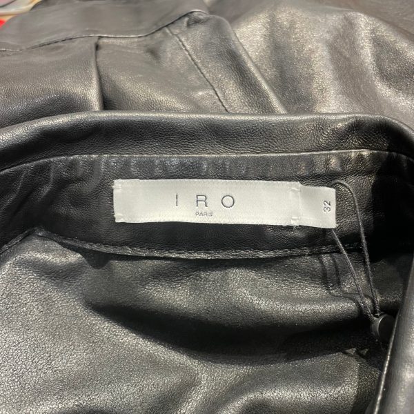 IRO Leather Jkt M Leather BLK IRO LEATHER For Cheap