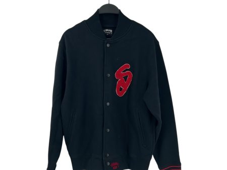 STUSSY Jacket S Black Cotton on Sale