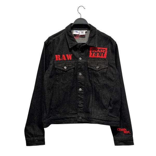 WWE Denim Jkt M Denim BLK RAW IS WAR Cheap