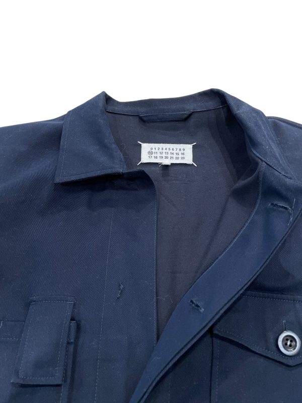 Maison Margiela Jacket 48 Cotton NVY SHIRT JACKET 4 FRONT POCKETS Online Hot Sale