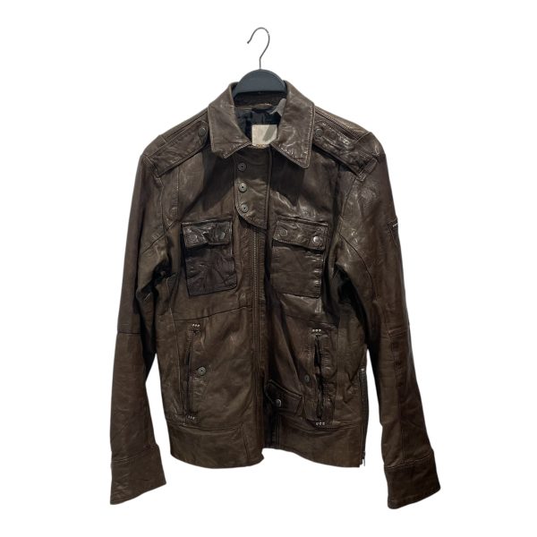 DIESEL Leather Jkt S Leather BRW Loon Leather Jacket Sale