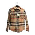 BURBERRY LONDON Shirt Plaid Cotton BEG  Sale