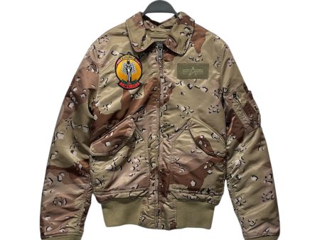 ALPHA INDUSTRIES Blouson XS Cotton CML Camouflage DEATHANGELS PATCH BOMBER For Cheap