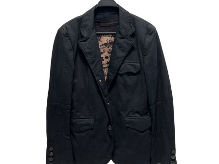 House of Howe Jacket M BLK cross embroidery Supply