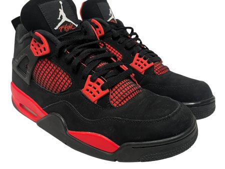 AIR JORDAN Low-Sneakers US 13 Suede BLK Air Jordan 4 Retro Red Thunders Sale