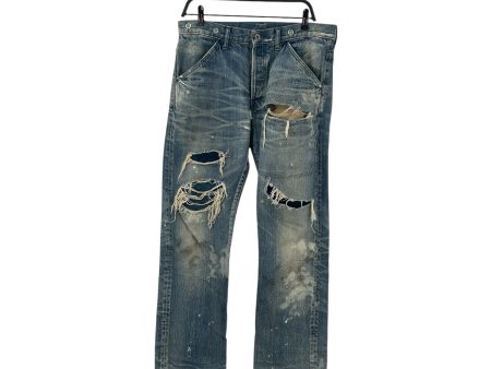 ISAMU KATAYAMA BACKLASH Pants L Indigo Denim  Hot on Sale