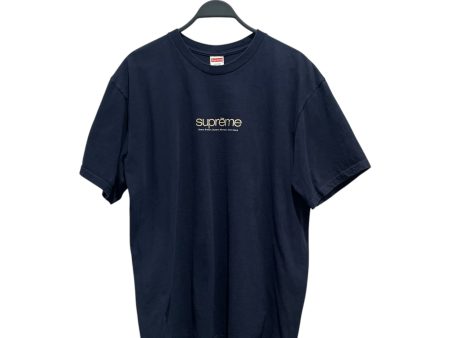 Supreme T-Shirt XL Cotton NVY Graphic NY Store Locations For Discount