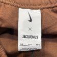 NIKE JACQUEMUS Pants XXL Cotton BRW All Over Print  on Sale