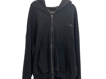 DITCH Zip Up Hoodie XXXL Cotton GRY DITCH LOGO Hot on Sale