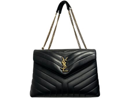 YVES SAINT LAURENT Hand Bag OS Leather BLK LOULOU CROSSBODY Fashion