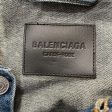 BALENCIAGA Denim Jkt 38 Denim NVY swing jacket Online now