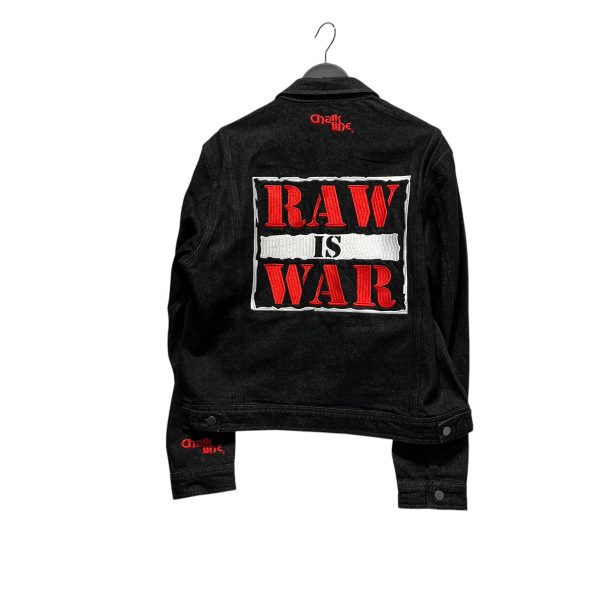 WWE Denim Jkt M Denim BLK RAW IS WAR Cheap