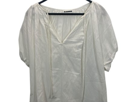 JIL SANDER SS Blouse 34 White Rayon  Online Hot Sale